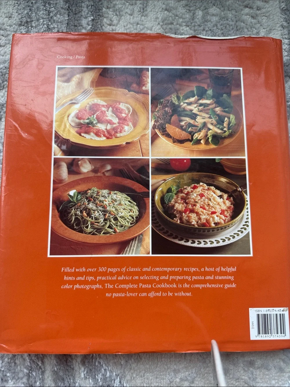 Williams-Sonoma Pasta Cookbook - COMPLETE PASTA COOKBOOK